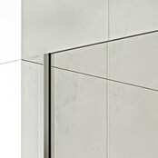 GME Mampara para bañera Screen (An x Al: 85 x 150 cm, Vidrio serigrafiado, Nickel) | BAUHAUS
