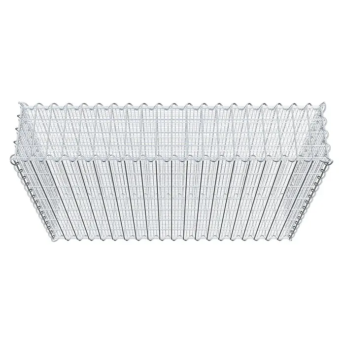 Gabiona Gabione - 100 x 20 x 70 cm, Maschenbreite: 5 cm, Maschenhöhe: 10 cm, Splittgabione - Der Gabionenkorb ist aus Draht gefertigt und für den Außenbereich geeignet. Er ist leer und bereit für die Befüllung mit Steinen.
