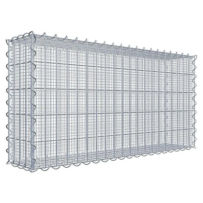 Gabiona Gabione - 100 x 20 x 50 cm, Maschenbreite: 5 cm, Maschenhöhe: 10 cm, Splittgabione - Gabione aus verzinktem Drahtgitter. Ideal für Gartenmauern, Landschaftsbau oder als dekoratives Element im Außenbereich.