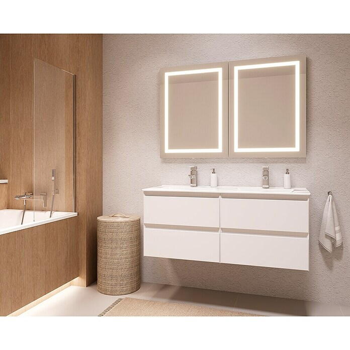Space Podumivalniška omara  (60 x 46 x 50 cm, Bela) | 3697 - Badmöbelprogramm Marke | DADC - Möbel | DAD - Badausstattung | DA - Badausstattung/Bäderwelt | D - Sanitär | BAUHAUS