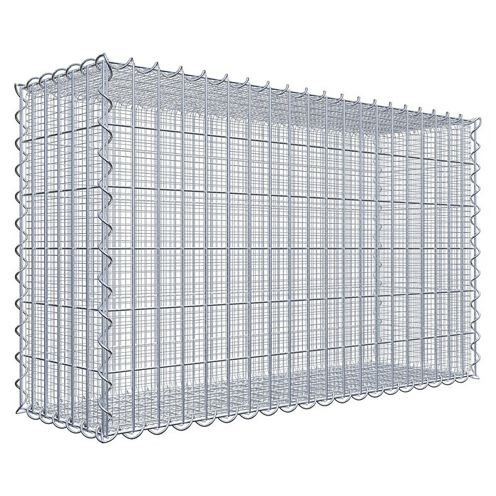Gabiona Gabione (100 x 30 x 60 cm, Maschenbreite: 5 cm, Maschenhöhe: 10 cm, Splittgabione) | BAUHAUS