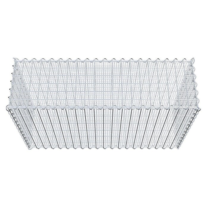 Gabiona Gabione (100 x 30 x 60 cm, Maschenbreite: 5 cm, Maschenhöhe: 10 cm, Splittgabione) | BAUHAUS