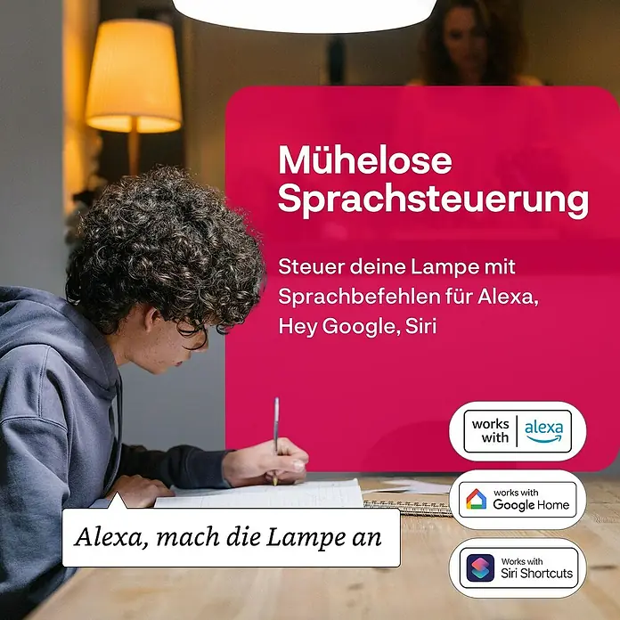 Innr Lighting Smart-LED-Lampen Set Spot White - GU10, Dimmbar, Warmweiß, 460 lm, 4,9 W, 2 Stk. - Die smarte Lampe mit Sprachsteuerung: Mühelose Steuerung mit Alexa, Google und Siri.