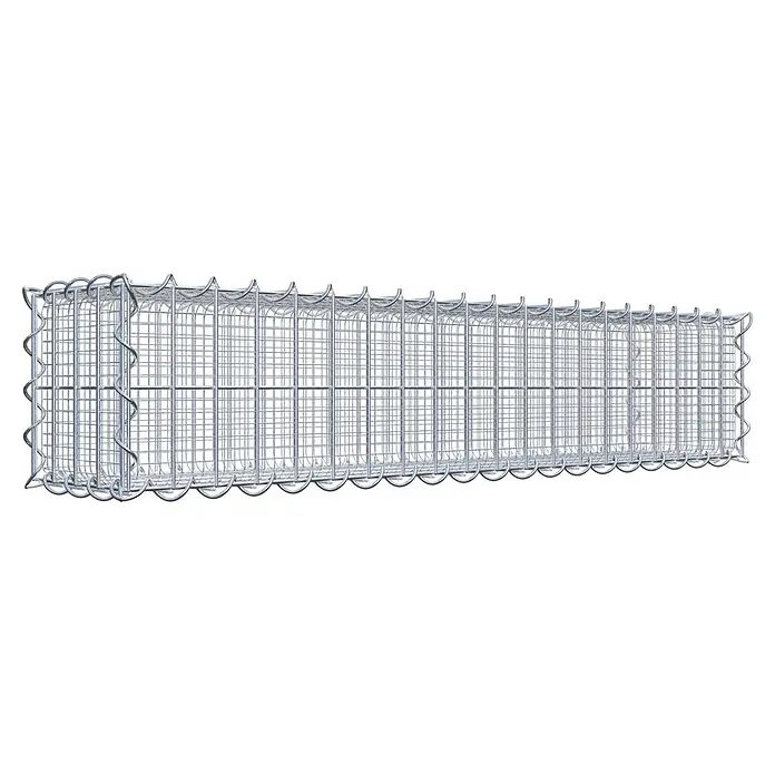 Gabiona Gabione - 100 x 20 x 20 cm, Maschenbreite: 5 cm, Maschenhöhe: 10 cm, Splittgabione - Gabionen-Steinkorb für den Außenbereich. Der robuste Drahtkorb ist ideal für Gartenmauern oder Hangbefestigungen.