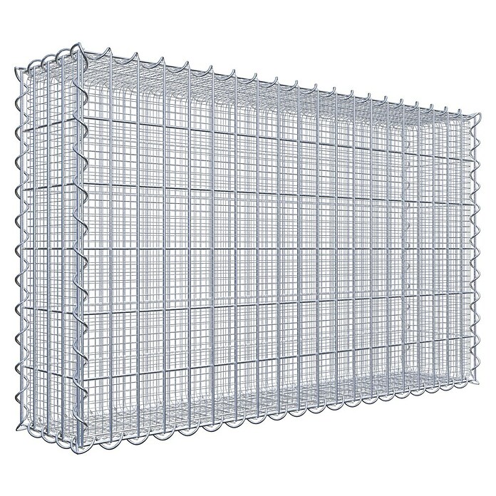 Gabiona Gabione (100 x 20 x 60 cm, Maschenbreite: 5 cm, Maschenhöhe: 10 cm, Splittgabione) | BAUHAUS