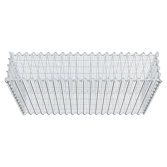 Gabiona Gabione - 100 x 20 x 60 cm, Maschenbreite: 5 cm, Maschenhöhe: 10 cm, Splittgabione - Gabionenkorb aus verzinktem Drahtgeflecht für dekorative Gartengestaltung und Hangbefestigung. Robust und langlebig für den Außenbereich.