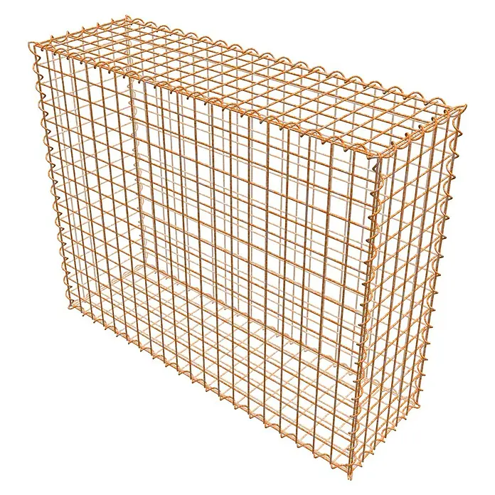 Gabiona Gabione - 100 x 30 x 80 cm, Maschenbreite: 5 cm, Maschenhöhe: 5 cm, Unverzinkt - Gabione aus Drahtgeflecht. Die Gabione ist ein Drahtkorb, der mit Steinen oder anderen Materialien gefüllt werden kann.