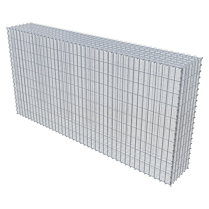 Gabiona Gabione (200 x 30 x 100 cm, Maschenbreite: 5 cm, Maschenhöhe: 10 cm, Splittgabione) | BAUHAUS