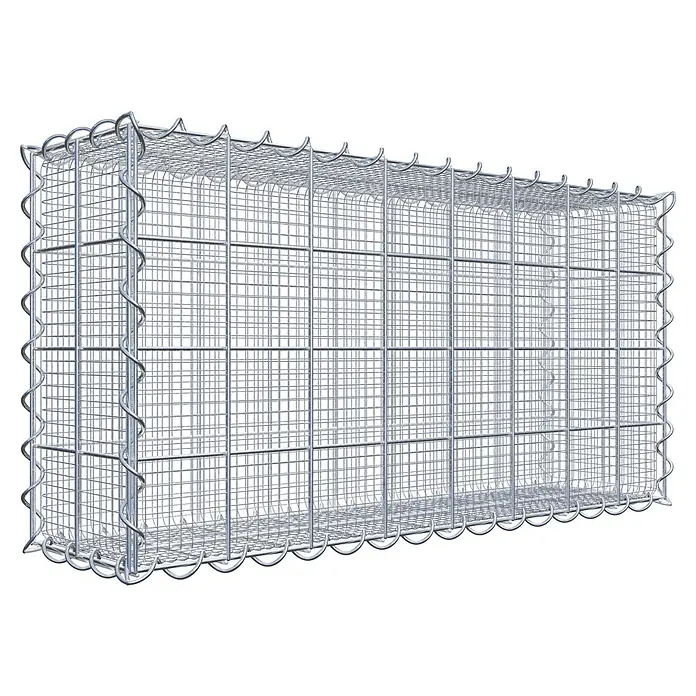 Gabiona Gabione - 80 x 20 x 40 cm, Maschenbreite: 10 cm, Maschenhöhe: 10 cm, Splittgabione - Gabione aus Drahtgitter, ideal für Gartenmauern oder als dekoratives Element. Robust und vielseitig einsetzbar für den Außenbereich.