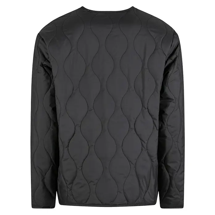 Urban Classics Steppjacke - Schwarz, XXL - Schwarze Steppjacke mit einem eleganten, wellenförmigen Steppmuster, ideal für Übergangszeiten und als modische Ergänzung.