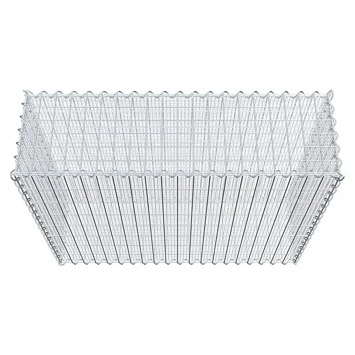 Gabiona Gabione - 100 x 30 x 80 cm, Maschenbreite: 5 cm, Maschenhöhe: 10 cm, Splittgabione - Ein Gabionenkorb aus verzinktem Drahtgeflecht, ideal für den Garten- und Landschaftsbau. Robust und langlebig.