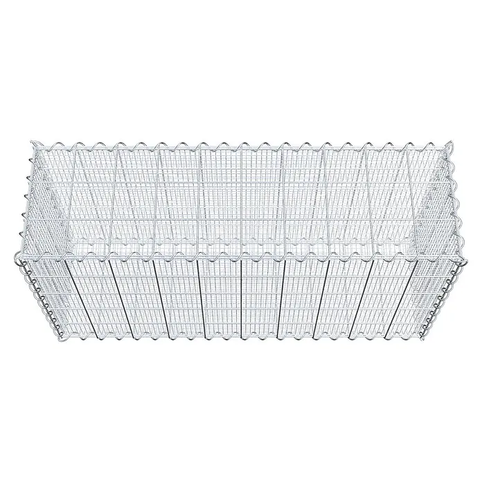 Gabiona Gabione - 100 x 30 x 50 cm, Maschenbreite: 10 cm, Maschenhöhe: 10 cm, Splittgabione - Ein Gabionenkorb aus Drahtgeflecht, der für Stabilität und Struktur im Gartenbau oder Landschaftsbau sorgt.