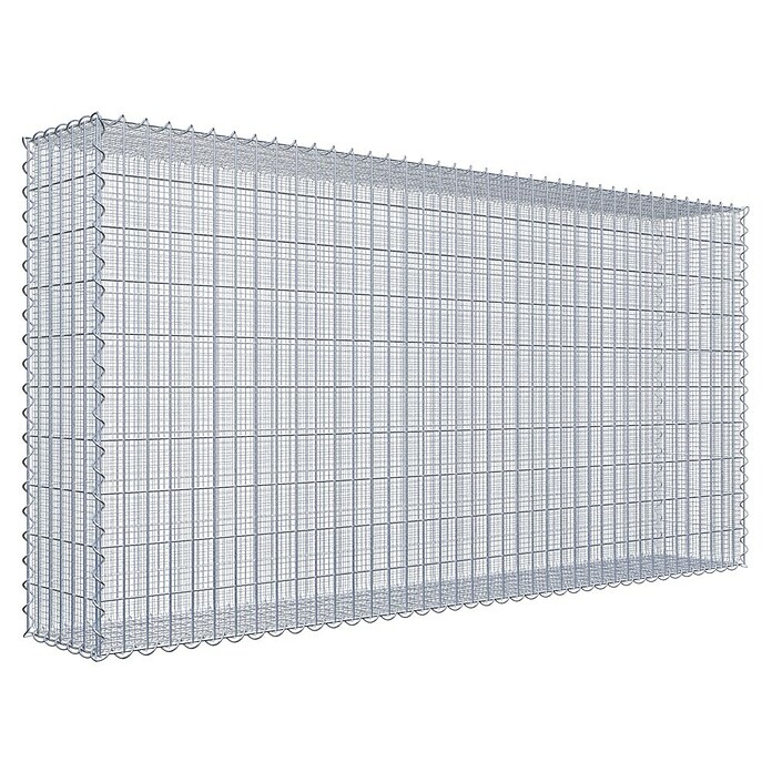 Gabiona Gabione (200 x 30 x 100 cm, Maschenbreite: 5 cm, Maschenhöhe: 10 cm, Splittgabione) | BAUHAUS