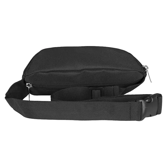 BYB Gürteltasche - Schwarz, 100% Polyester - Schwarze Gürteltasche mit verstellbarem Riemen und Reißverschluss. Praktisch für unterwegs und sichere Aufbewahrung persönlicher Gegenstände.