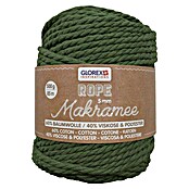Glorex Wolle Makramee-Rope (Oliv, Durchmesser: 5 mm, 500 g, gedreht) | BAUHAUS