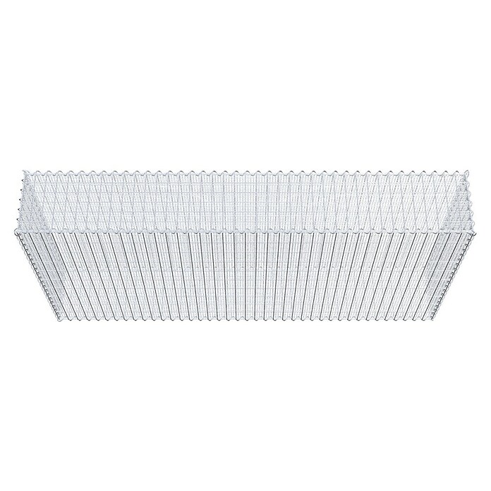 Gabiona Gabione (200 x 30 x 100 cm, Maschenbreite: 5 cm, Maschenhöhe: 10 cm, Splittgabione) | BAUHAUS