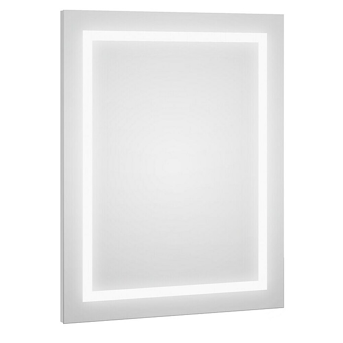 Space Svetlobno ogledalo  (60 x 80 cm, Bela, Stikalo) | 3697 - Badmöbelprogramm Marke | DADC - Möbel | DAD - Badausstattung | DA - Badausstattung/Bäderwelt | D - Sanitär | BAUHAUS