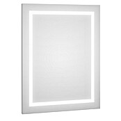 Space Svetlobno ogledalo  (60 x 80 cm, Bela, Stikalo) | 3697 - Badmöbelprogramm Marke | DADC - Möbel | DAD - Badausstattung | DA - Badausstattung/Bäderwelt | D - Sanitär | BAUHAUS
