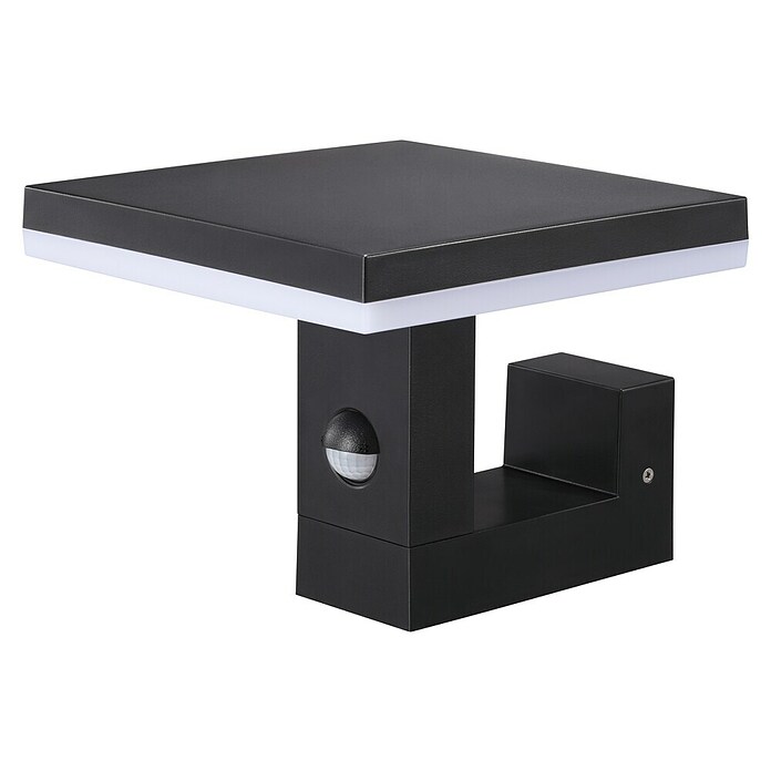 Green Tech Vanjska zidna svjetiljka sa senzorom  (15 W, 180 x 210 x 150 mm, Topla bijela, Bijela, IP65) | BAUHAUS