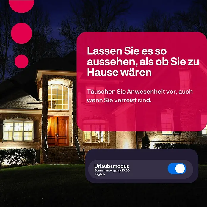 Innr Lighting Smart-LED-Lampen Set Spot Komfort - GU10, Dimmbar, Mehrfarbig, 470 lm, 4,9 W, 2 Stk. - Urlaubseinstellungen aktivieren, damit es aussieht, als wären Sie zu Hause, auch wenn Sie weg sind.