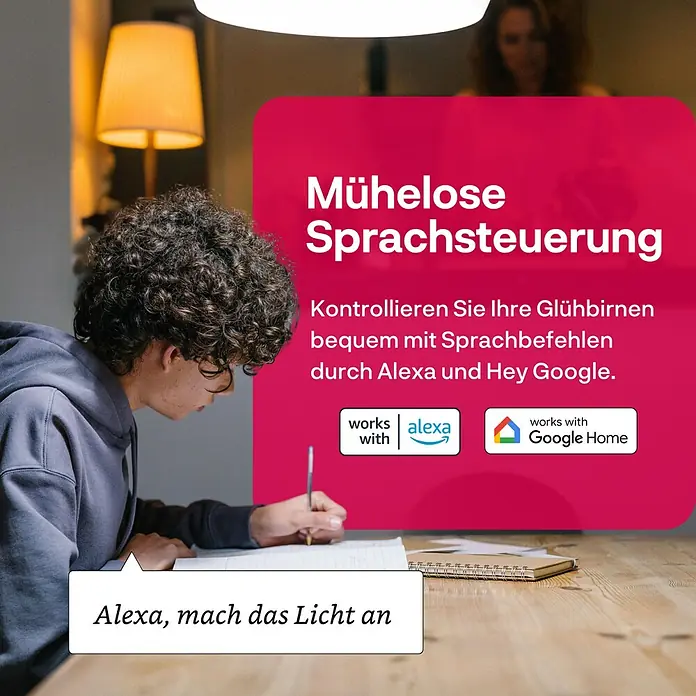 Innr Lighting Smart-LED-Lampen Set Spot Komfort - GU10, Dimmbar, Mehrfarbig, 470 lm, 4,9 W, 2 Stk. - Sprachsteuerung für Glühbirnen mit Alexa und Google Home. Mühelose Bedienung für smarte Beleuchtung im ganzen Haus.