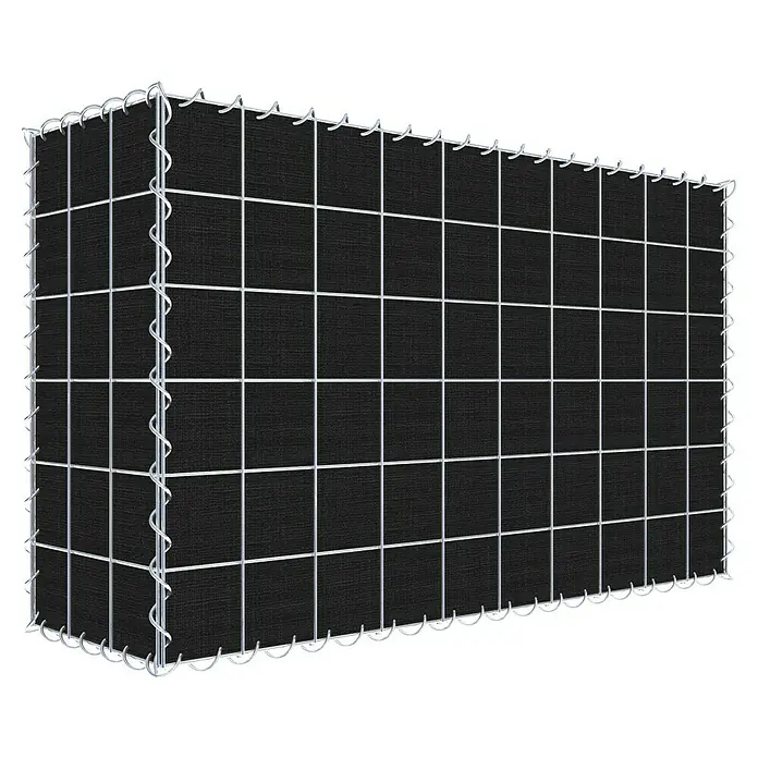 Gabiona Gabione - 100 x 30 x 60 cm, Maschenbreite: 10 cm, Maschenhöhe: 10 cm, Bepflanzbar - Gabionenwand für dekorative Zwecke im Garten. Die Gabione besteht aus einem Drahtgitter, welches mit Steinen befüllt werden kann.