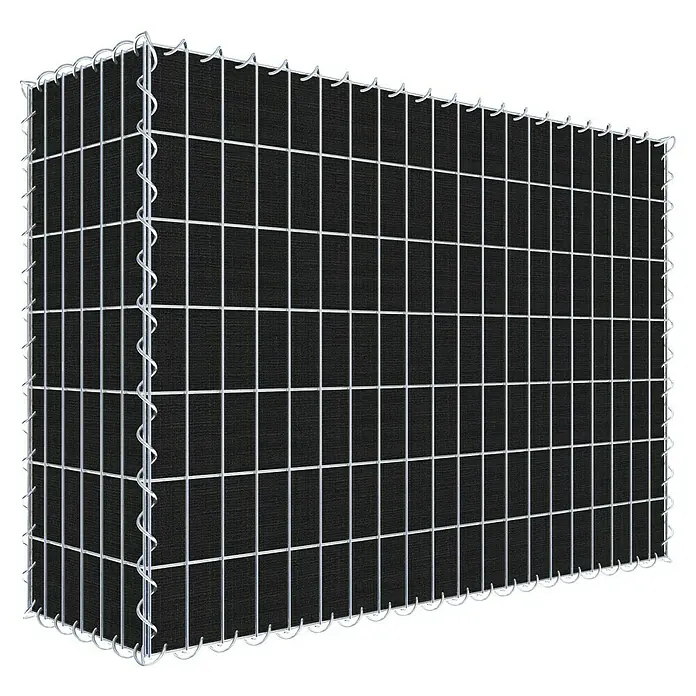 Gabiona Gabione - 100 x 30 x 70 cm, Maschenbreite: 5 cm, Maschenhöhe: 10 cm, Bepflanzbar - Gabione mit engmaschiger Füllung, ideal für Sichtschutz und Lärmschutz im Garten. Robust und langlebig durch Drahtgeflecht.