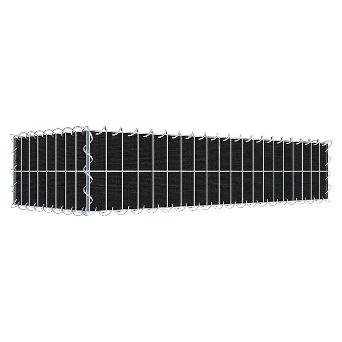 Gabiona Gabione (100 x 40 x 20 cm, Maschenbreite: 5 cm, Maschenhöhe: 10 cm, Bepflanzbar) | BAUHAUS