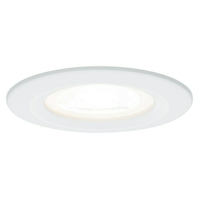 Paulmann LED-Einbauleuchte (6,5 W, Weiß, Durchmesser: 7,8 cm, GU10)
