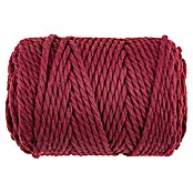 Glorex Wolle Makramee-Rope (Bordeaux, Durchmesser: 5 mm, 500 g, gedreht) | BAUHAUS