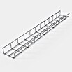 Gabiona Rankgitter (L x B x H: 13 x 5 x 110 cm, Silber, Stahl, Maschenbreite: 5 cm, Maschenhöhe: 10 cm) | BAUHAUS