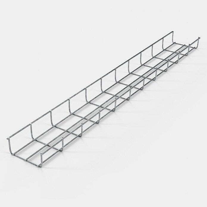 Gabiona Rankgitter (L x B x H: 13 x 5 x 110 cm, Silber, Stahl, Maschenbreite: 5 cm, Maschenhöhe: 10 cm) | BAUHAUS