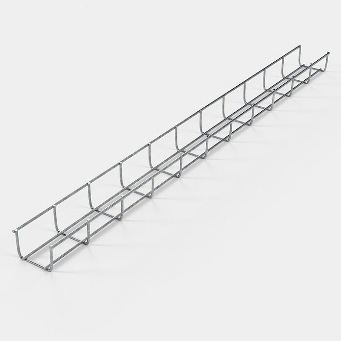 Gabiona Rankgitter (L x B x H: 8 x 5 x 110 cm, Silber, Stahl, Maschenbreite: 5 cm, Maschenhöhe: 10 cm) | BAUHAUS
