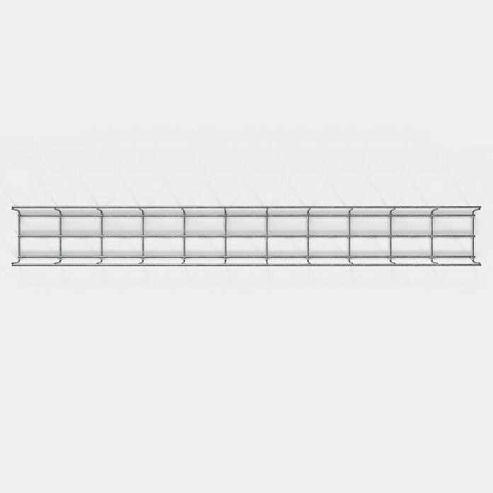 Gabiona Rankgitter (L x B x H: 13 x 5 x 110 cm, Silber, Stahl, Maschenbreite: 5 cm, Maschenhöhe: 10 cm) | BAUHAUS