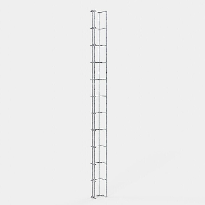 Gabiona Rankgitter (L x B x H: 8 x 5 x 110 cm, Silber, Stahl, Maschenbreite: 5 cm, Maschenhöhe: 10 cm) | BAUHAUS