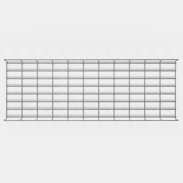 Gabiona Kabelkanal (38 x 5 x 110 cm, Silber) | BAUHAUS