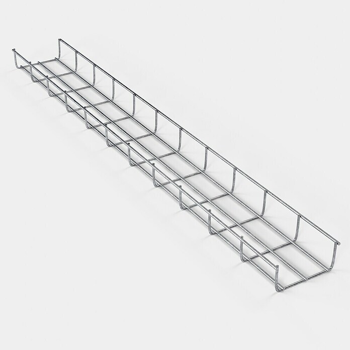 Gabiona Rankgitter (L x B x H: 13 x 5 x 110 cm, Silber, Stahl, Maschenbreite: 5 cm, Maschenhöhe: 10 cm) | BAUHAUS