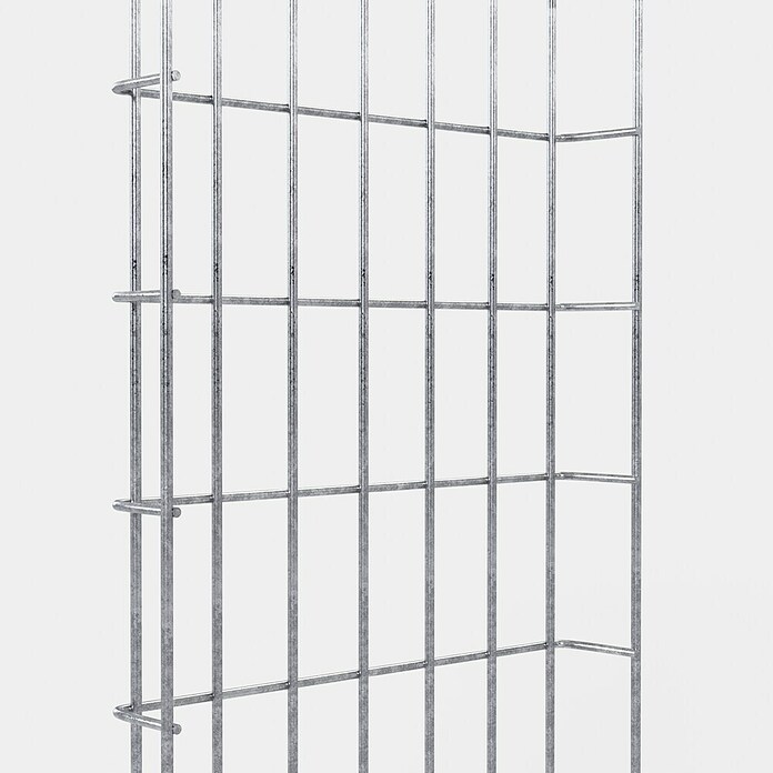 Gabiona Kabelkanal (33 x 5 x 110 cm, Silber) | BAUHAUS