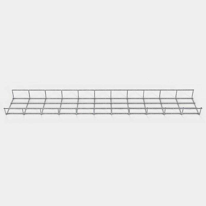 Gabiona Rankgitter (L x B x H: 18 x 5 x 110 cm, Silber, Stahl, Maschenbreite: 5 cm, Maschenhöhe: 10 cm) | BAUHAUS