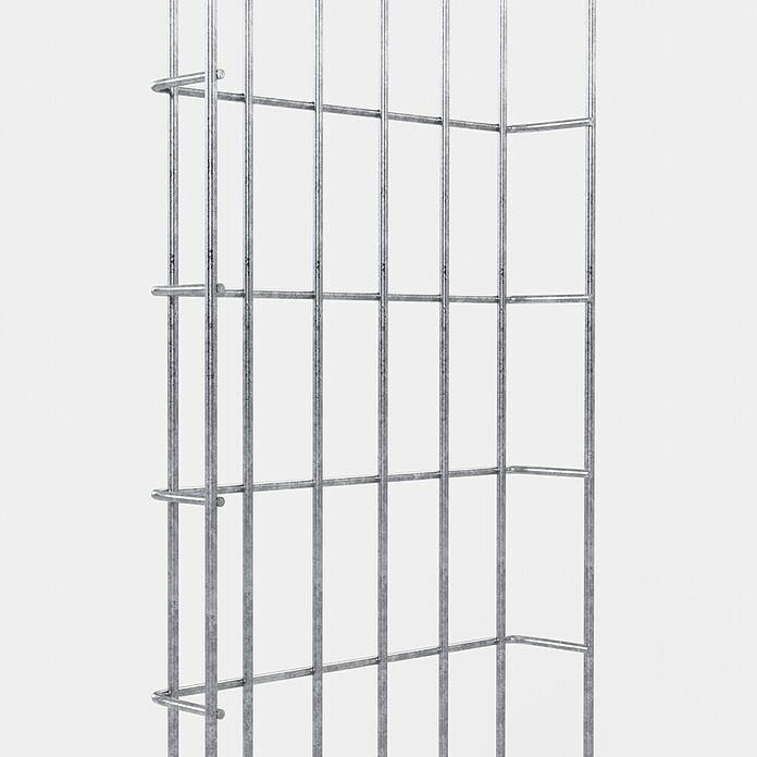 Gabiona Kabelkanal (28 x 5 x 110 cm, Silber) | BAUHAUS