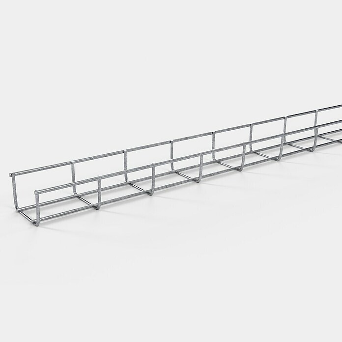 Gabiona Rankgitter (L x B x H: 8 x 5 x 110 cm, Silber, Stahl, Maschenbreite: 5 cm, Maschenhöhe: 10 cm) | BAUHAUS