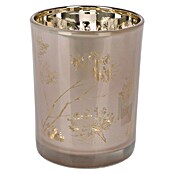 Theelichthouder Mercury Dandelion (Ø x h: 10 x 12,5 cm, Wit, Zilver, Roze) | BAUHAUS