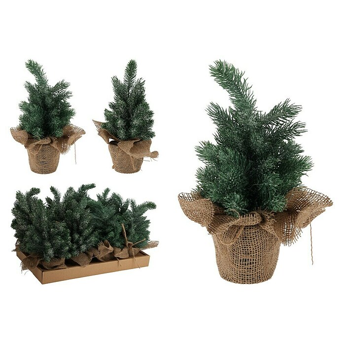 Kunstkerstboom in Pot (Hoogte: 30 cm, Groen) | BAUHAUS