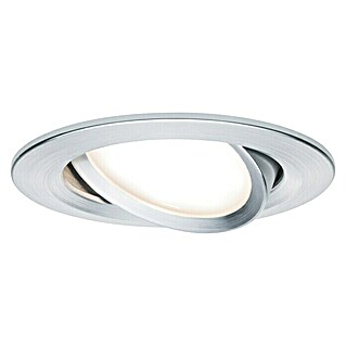 Paulmann LED-Einbauleuchte Nova (6,5 W, Aluminium, Warmweiß, 1 Stk., Leuchtenkopf beweglich)