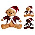 Decoratief figuur - Beer met Kerstmuts 