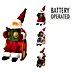Led-kerstman op Stoel met Boek 