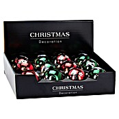 Kerstbal met motief (Rood, Groen, Glas) | BAUHAUS