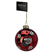 Kerstbal met motief (Rood, Groen, Glas) | BAUHAUS