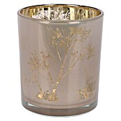 Theelichthouder Dandelion (Ø x h: 9 x 10 cm, Wit, Zilver, Roze, Glas) | BAUHAUS