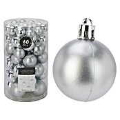 Set kerstballen (Zilver, Kunststof, 60 st.) | BAUHAUS